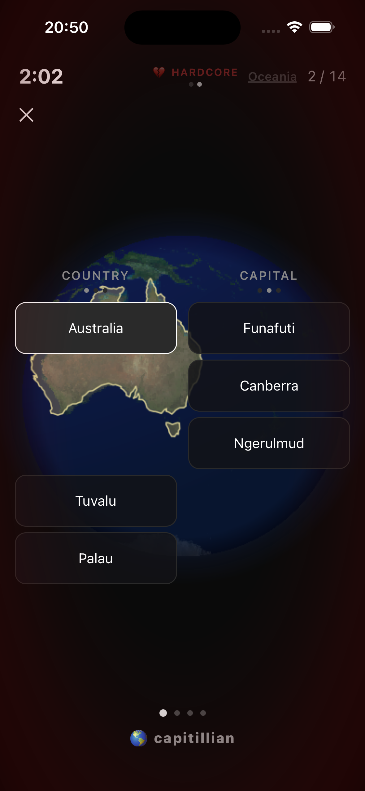 Capitillian game screen